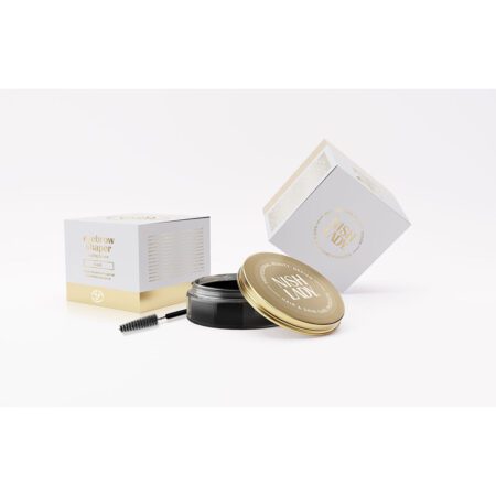 NishLady Eyebrow Lift Lamination Gel Kit with Brush (Black)