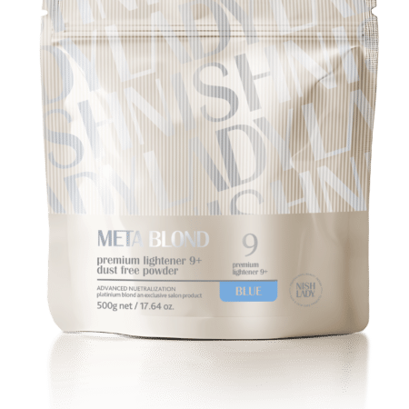 Nishlady Meta Blond Bleaching Powder Premium Lighthener 9+ Blue