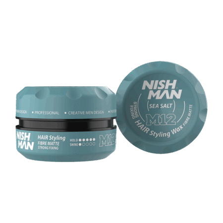 Nishman Hair Styling Matte Wax M12 Sea Salt 100ml
